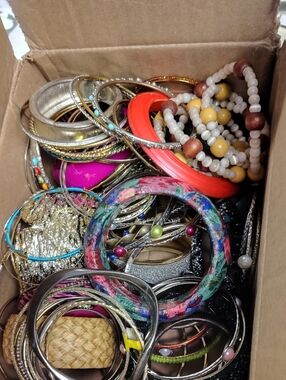 Assorted Lot Of Bangles Bracelets